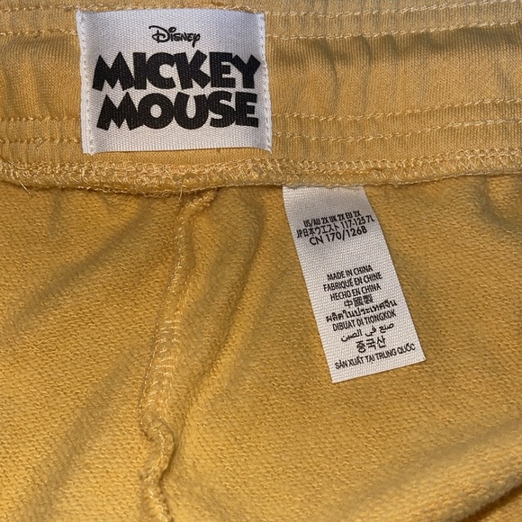 Mickey and Friends Genuine Mouseware yellow sweat pants Size 2x - Picture 5 of 5